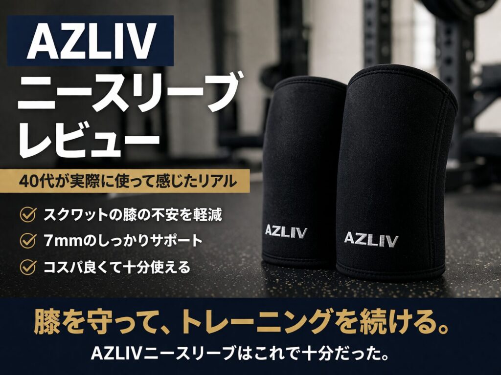 AZLIV(アズリブ)ニースリーブレビュー｜40代が実際に使って感じたリアル