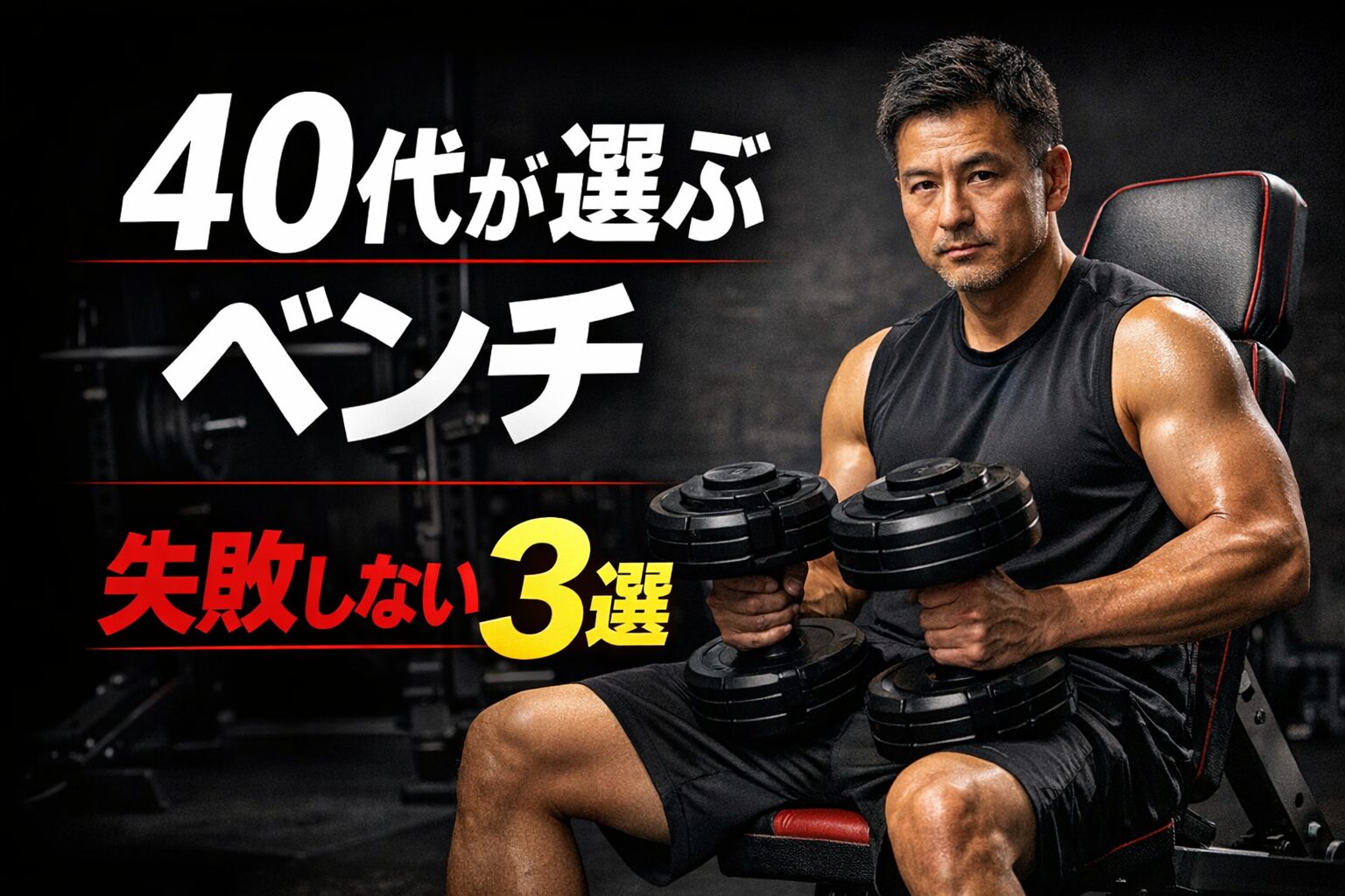 40代におすすめのトレーニングベンチ3選｜初心者でも失敗しない選び方