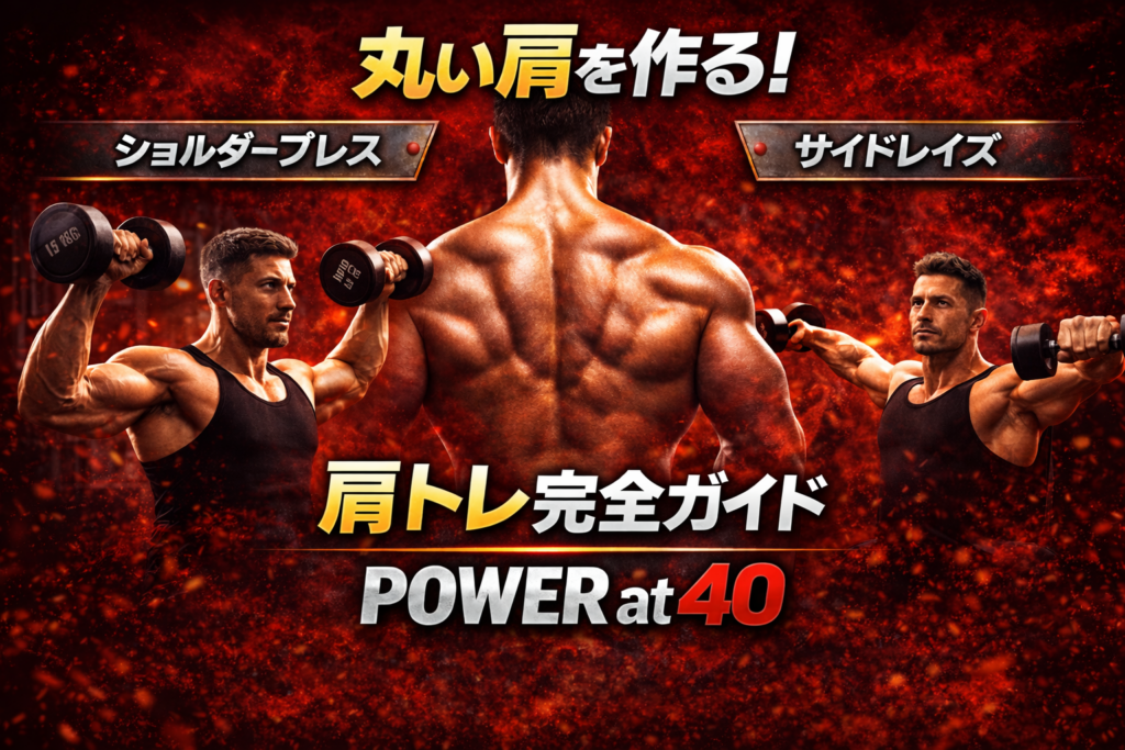 40代の肩トレ完全ガイド｜丸い肩を作る筋トレ種目とメニュー